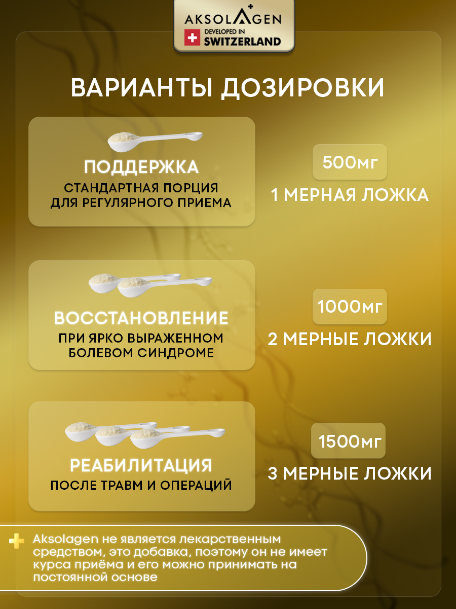 Морской Плацентарный Коллаген AKSOLAGEN 5 типа антиэйдж эффект - фото 4