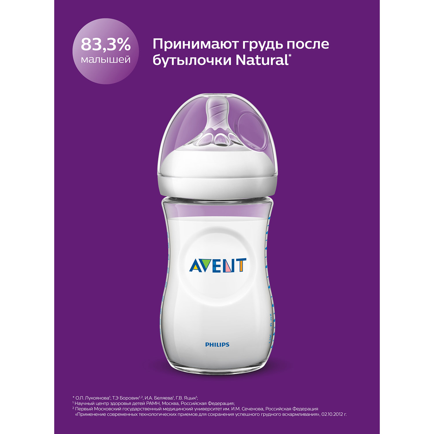 Бутылочка Philips Avent Natural 260 мл - фото 13