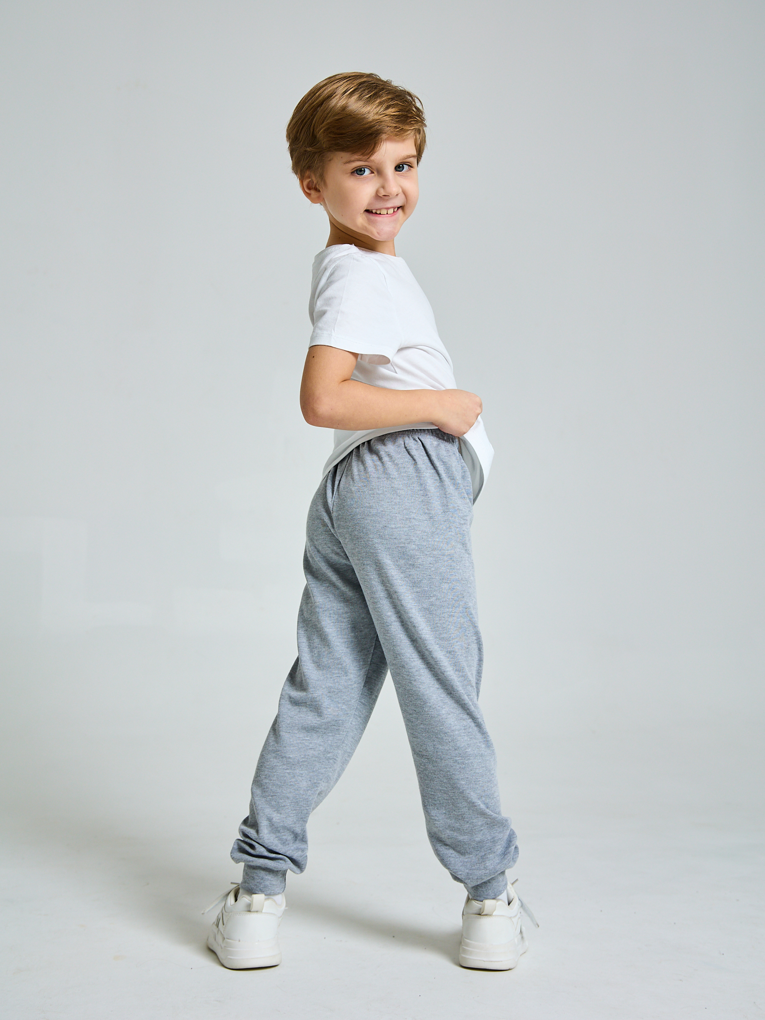 Брюки 3 шт Babycollection brk018/int/k3/005/p1*mсерый_меланж,индиго,хаки - фото 12