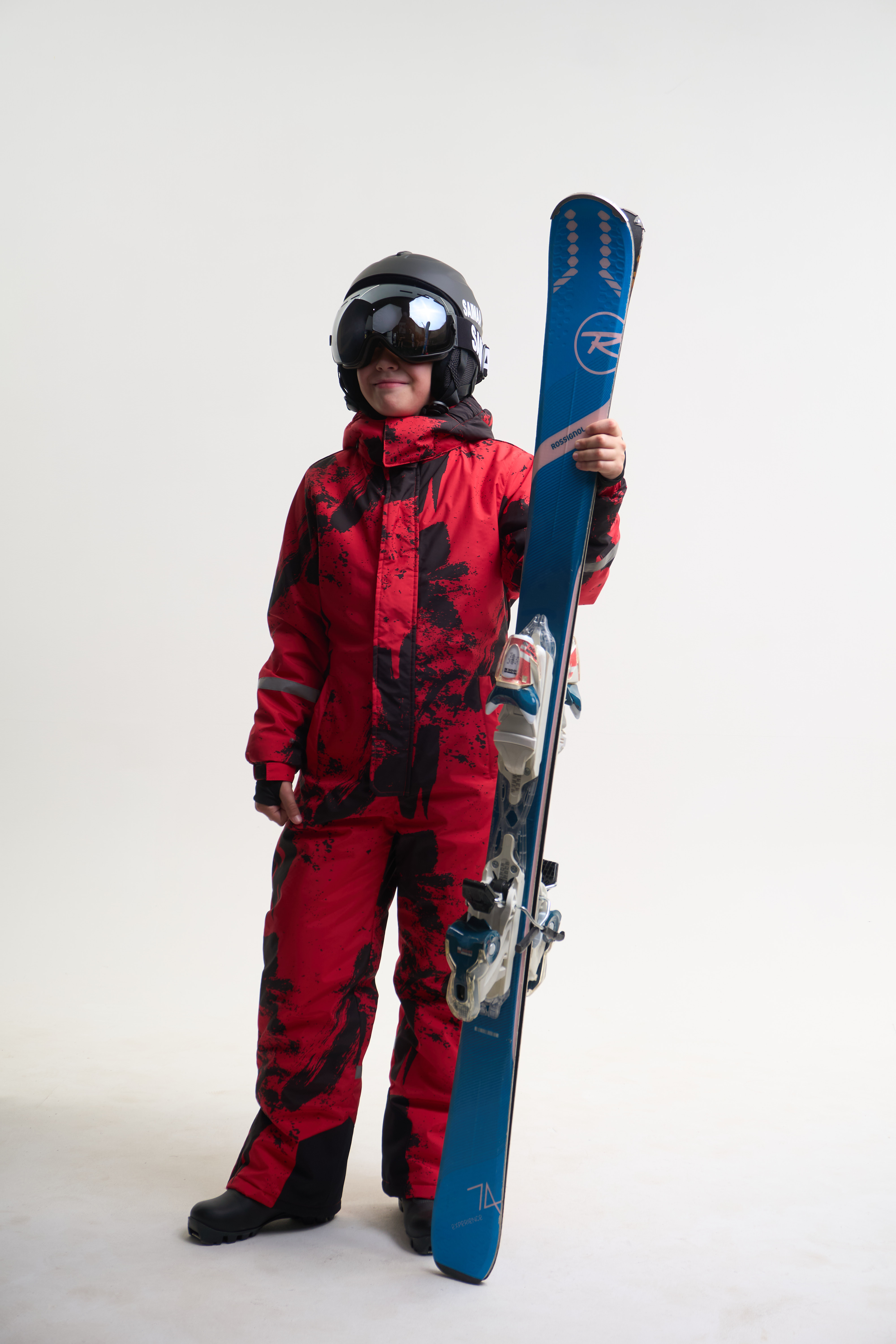 Комбинезон Saimaa Glo-12 красный с черным - фото 1