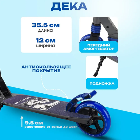 Самокат Рыжий кот двухколесный
