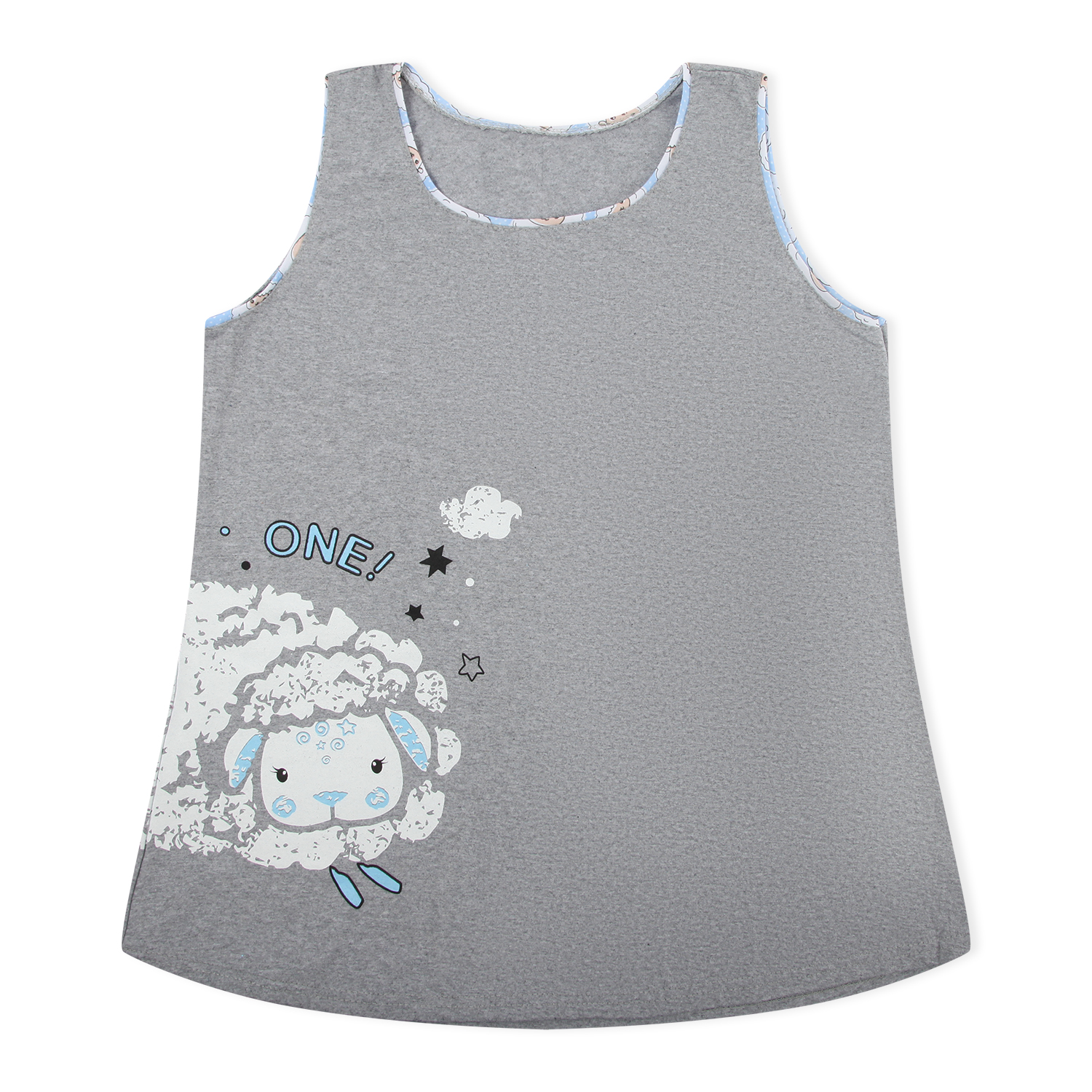 Комплект Fest П56504К серый/голубой - фото 4