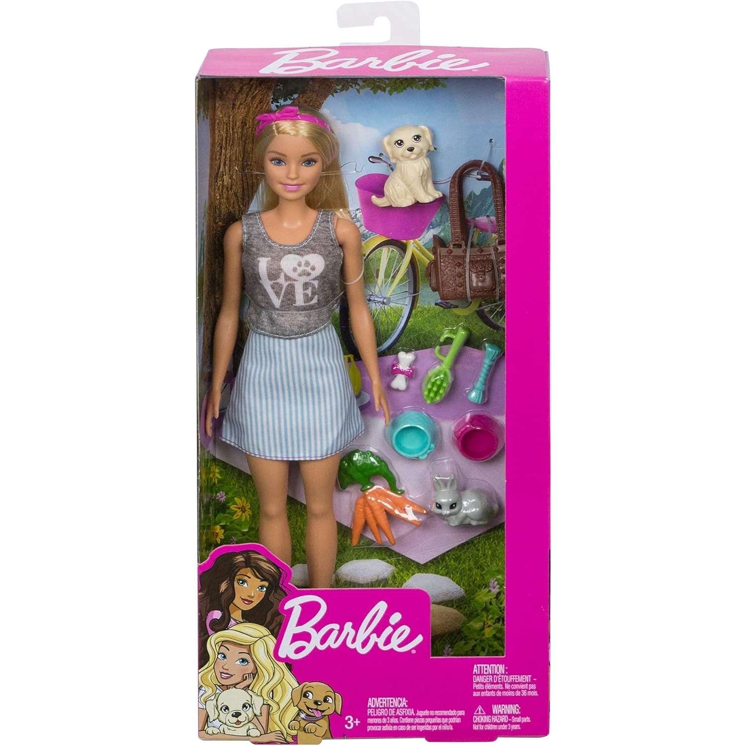 Кукла модельная Barbie с питомцем FPR48 - фото 6
