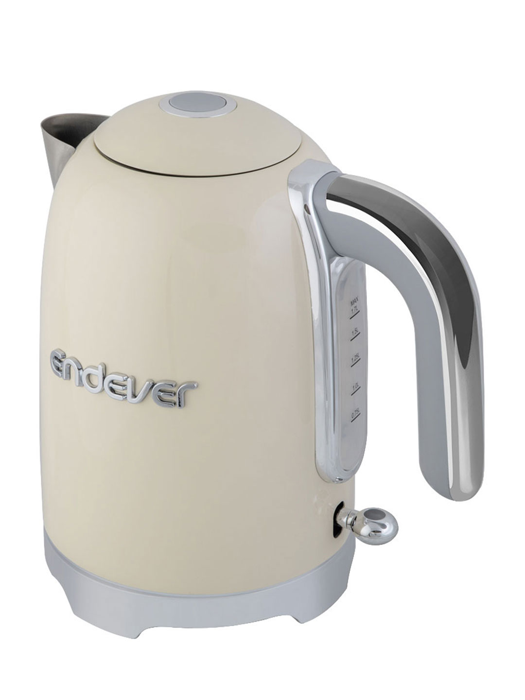 Чайник электрический ENDEVER Endever KR-376S 2200 Вт 1.7 л нержавеющая сталь автокрышка бежевый - фото 8
