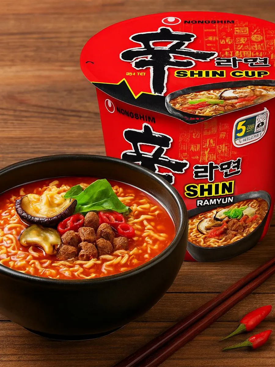 Лапша быстрого приготовления Nongshim морепродукты - фото 1