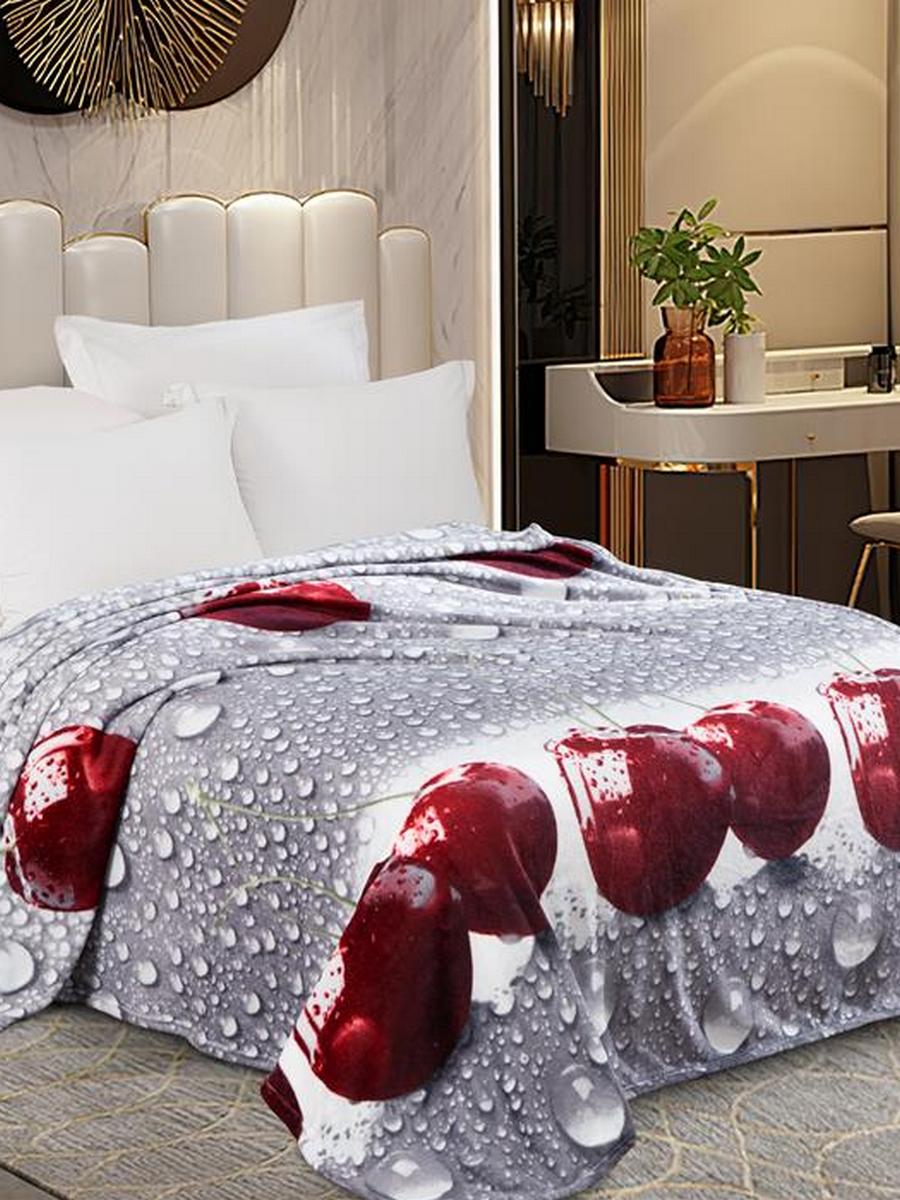 Плед PAVLine Аэро Софт Вишня в воде 200 x 220 см - фото 1