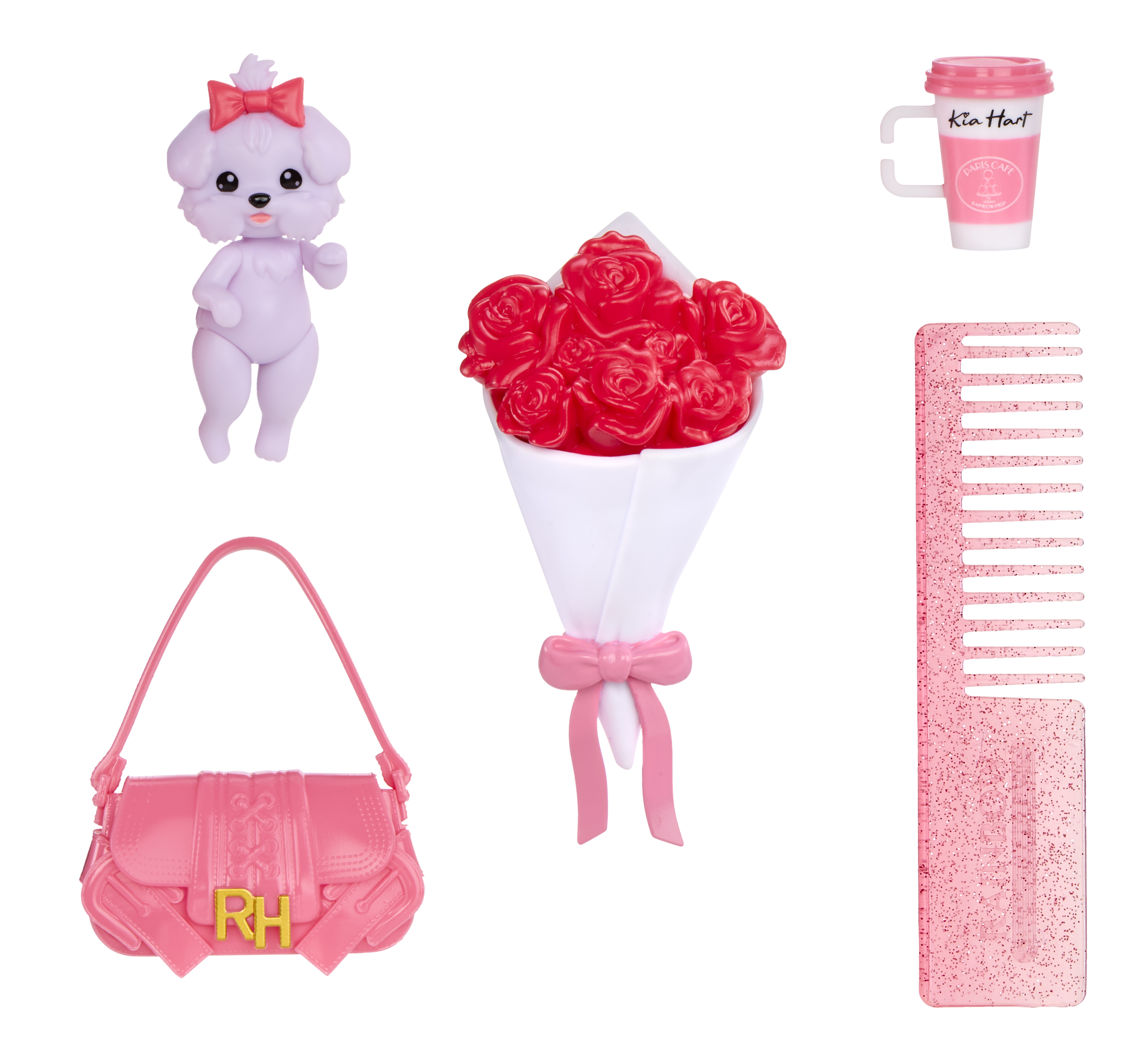 Кукла модельная Rainbow High Киа в Париже с акс. радужная 74228 - фото 4