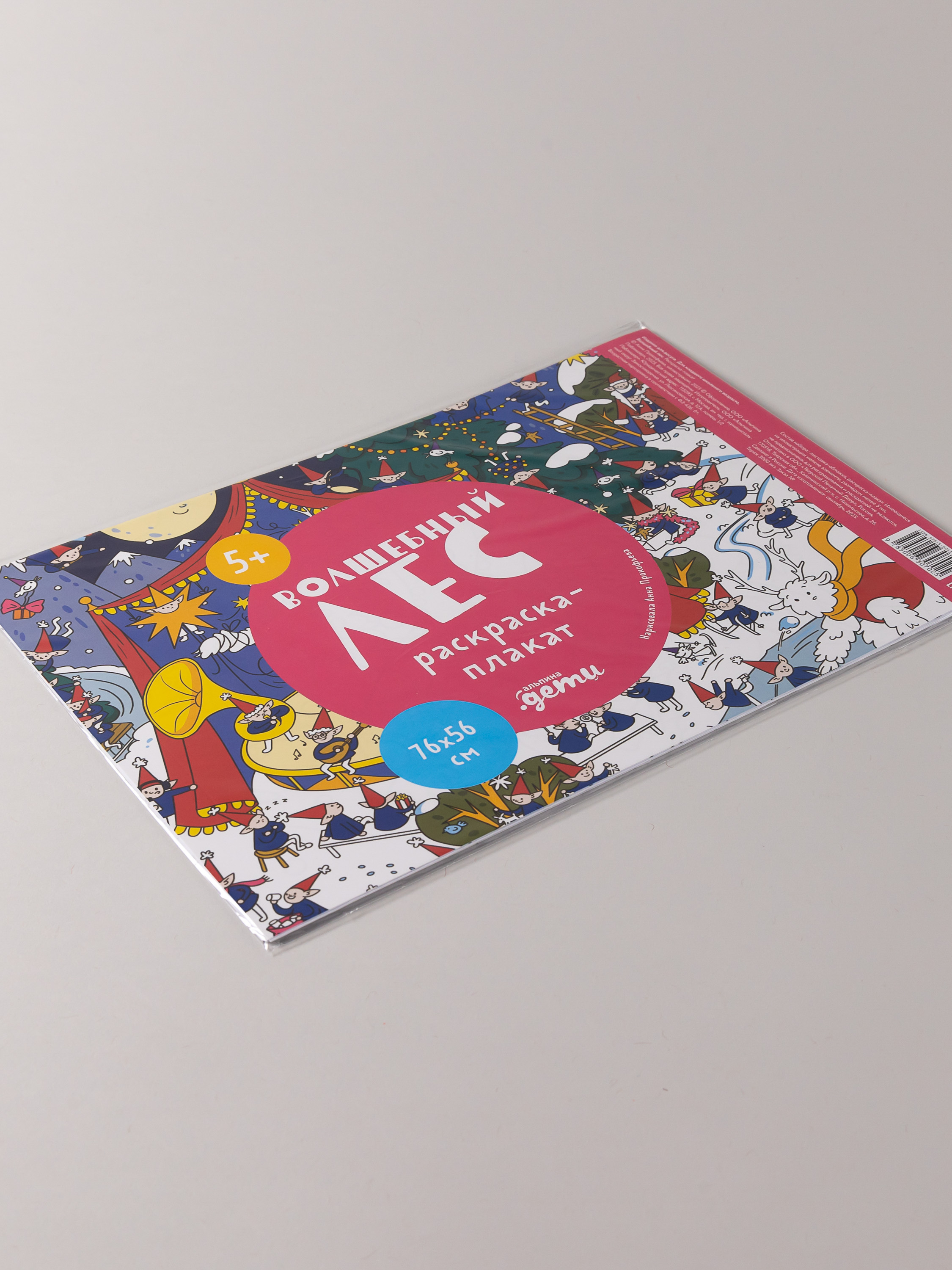 Книга Альпина. Дети Волшебный лес. Раскраска-плакат - фото 7