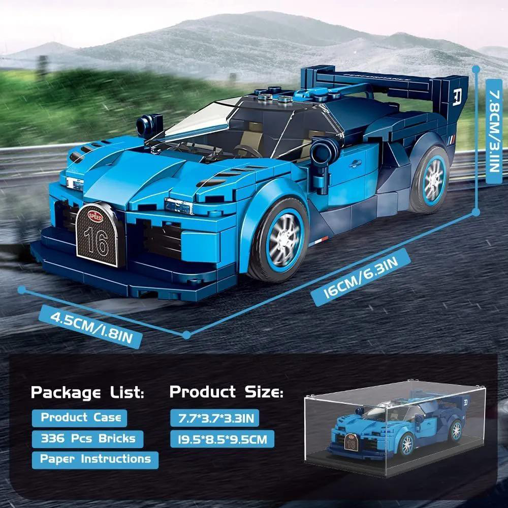 Конструктор Mould King Bugatti Vision GT блочный - фото 3