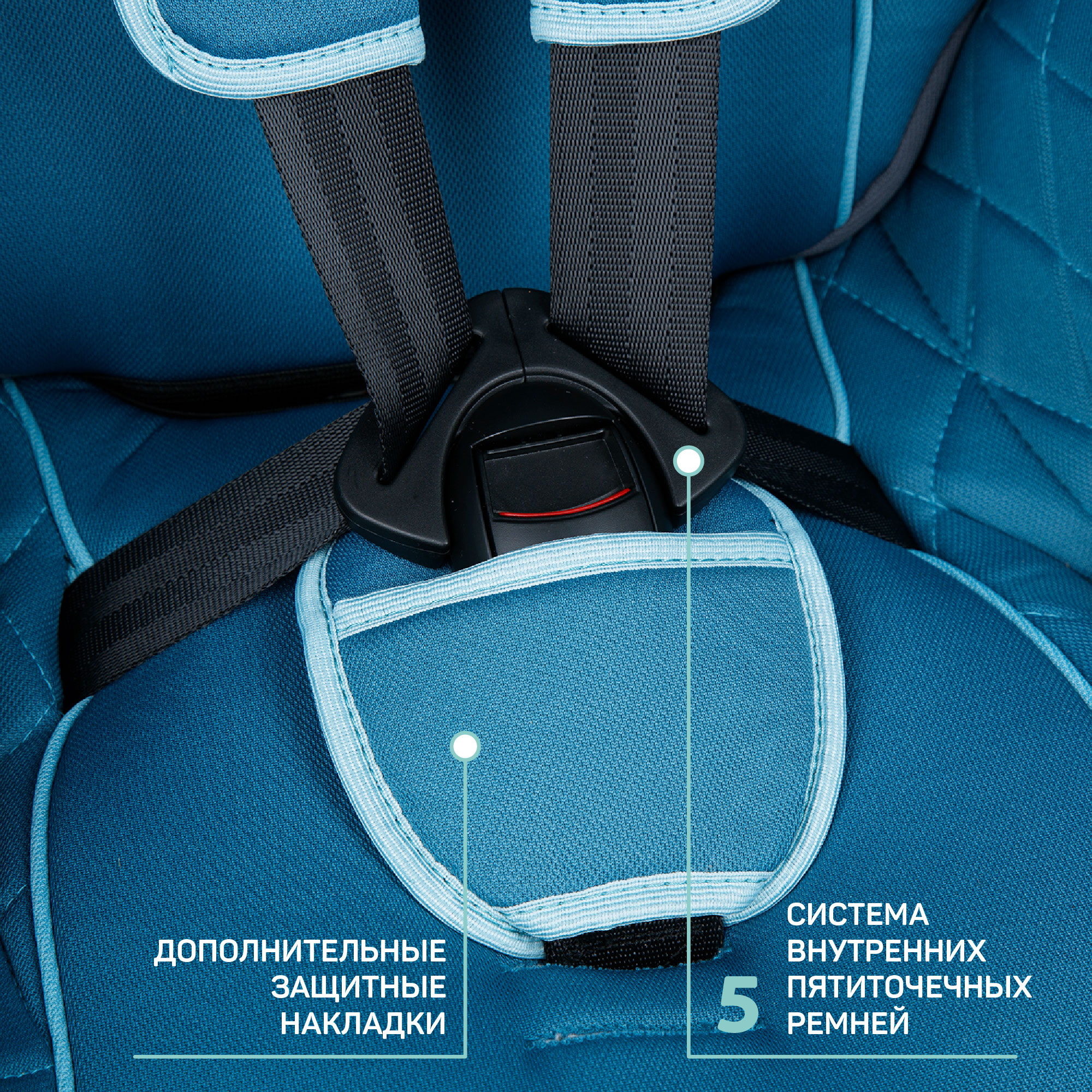 Автокресло Amarobaby Big trip 0+/1/2/3 (0-36 кг) - фото 4