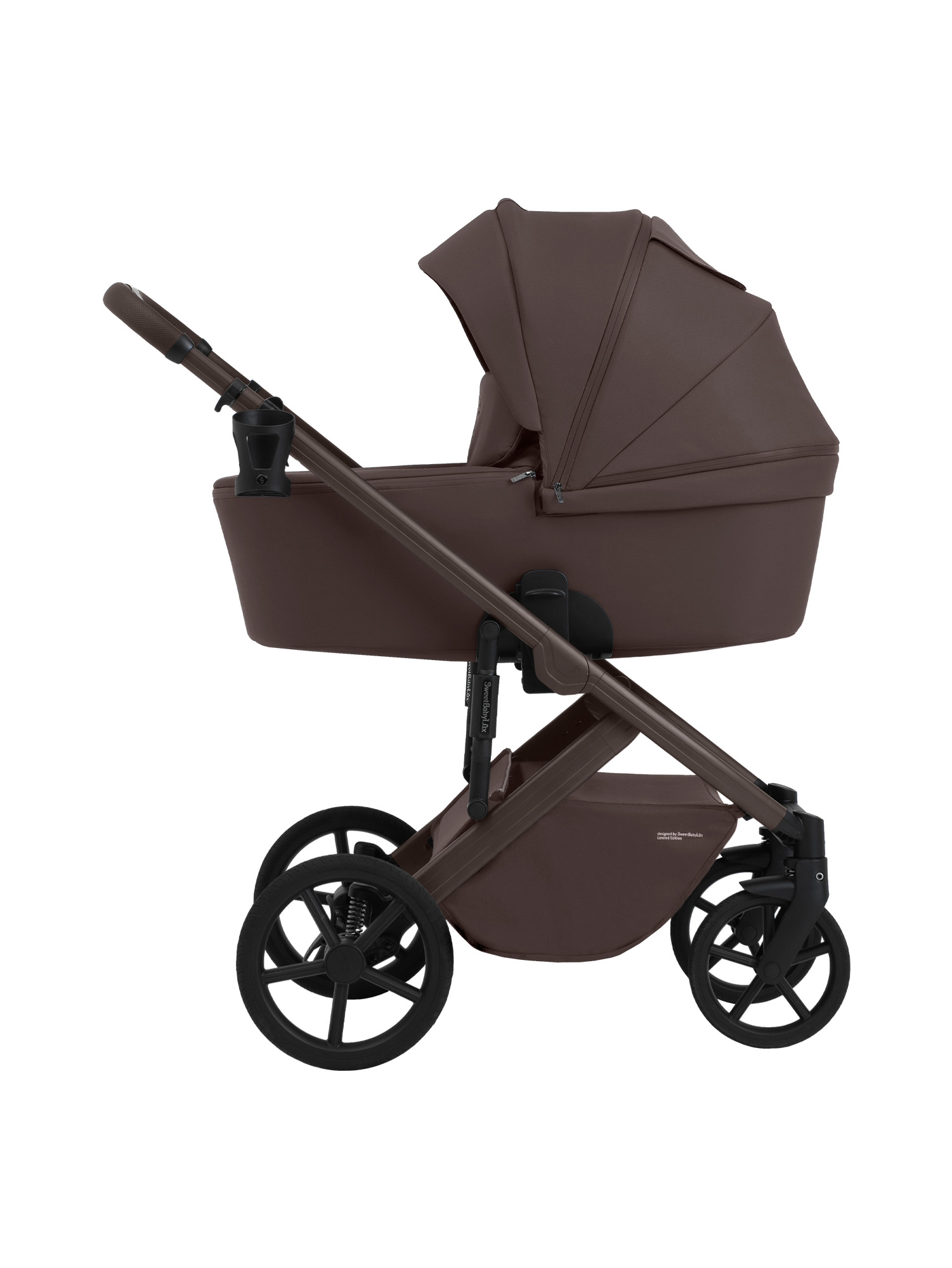 Коляска 2в1 Sweet Baby Dolce Chocolate Brown коричневый - фото 18