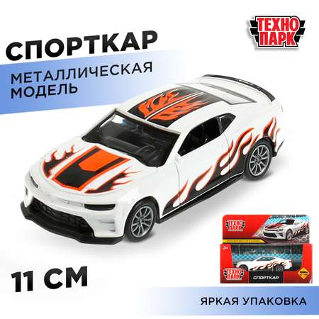 Автомобиль Технопарк Спорткар белый