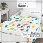 Одеяло SELENA Дино 140 x 205 см хлопок