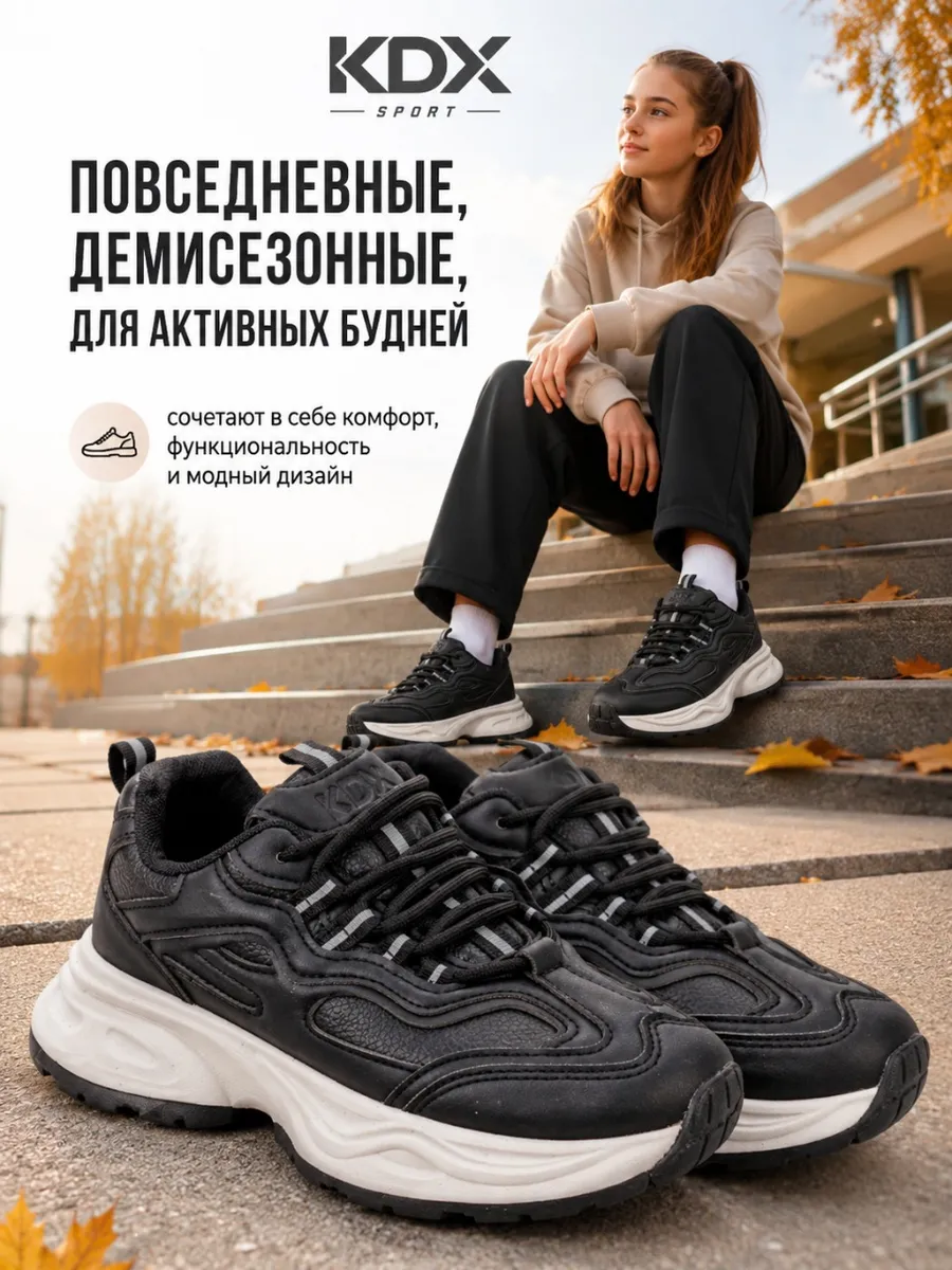 Кроссовки KDX ALFW-01 black - фото 10