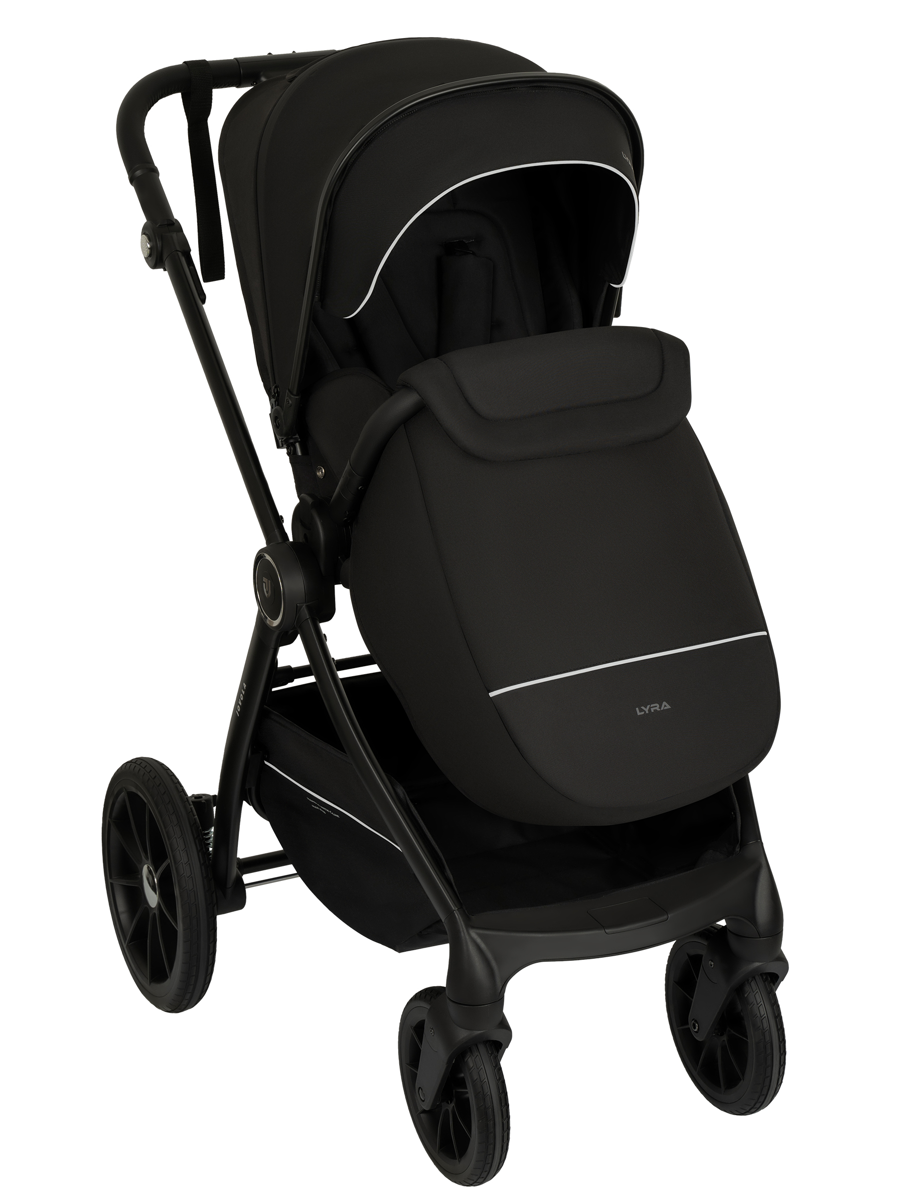 Коляска прогулочная JOVOLA LYRA черный - фото 18