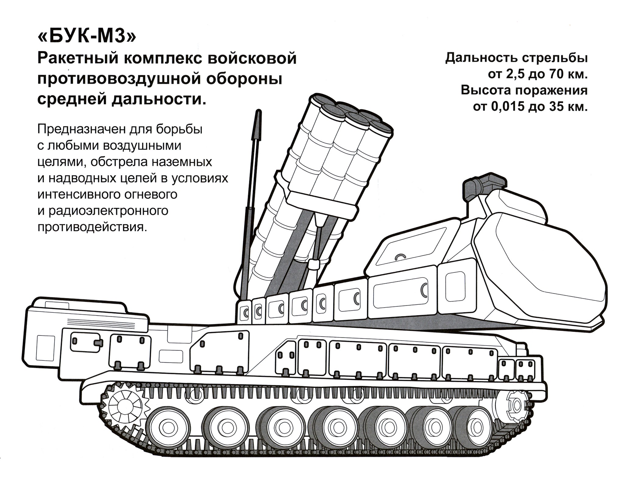 Книга Книжный дом Раскраска Ракетный щит России - фото 3