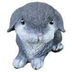 Фигура садовая . Зайчонок серый