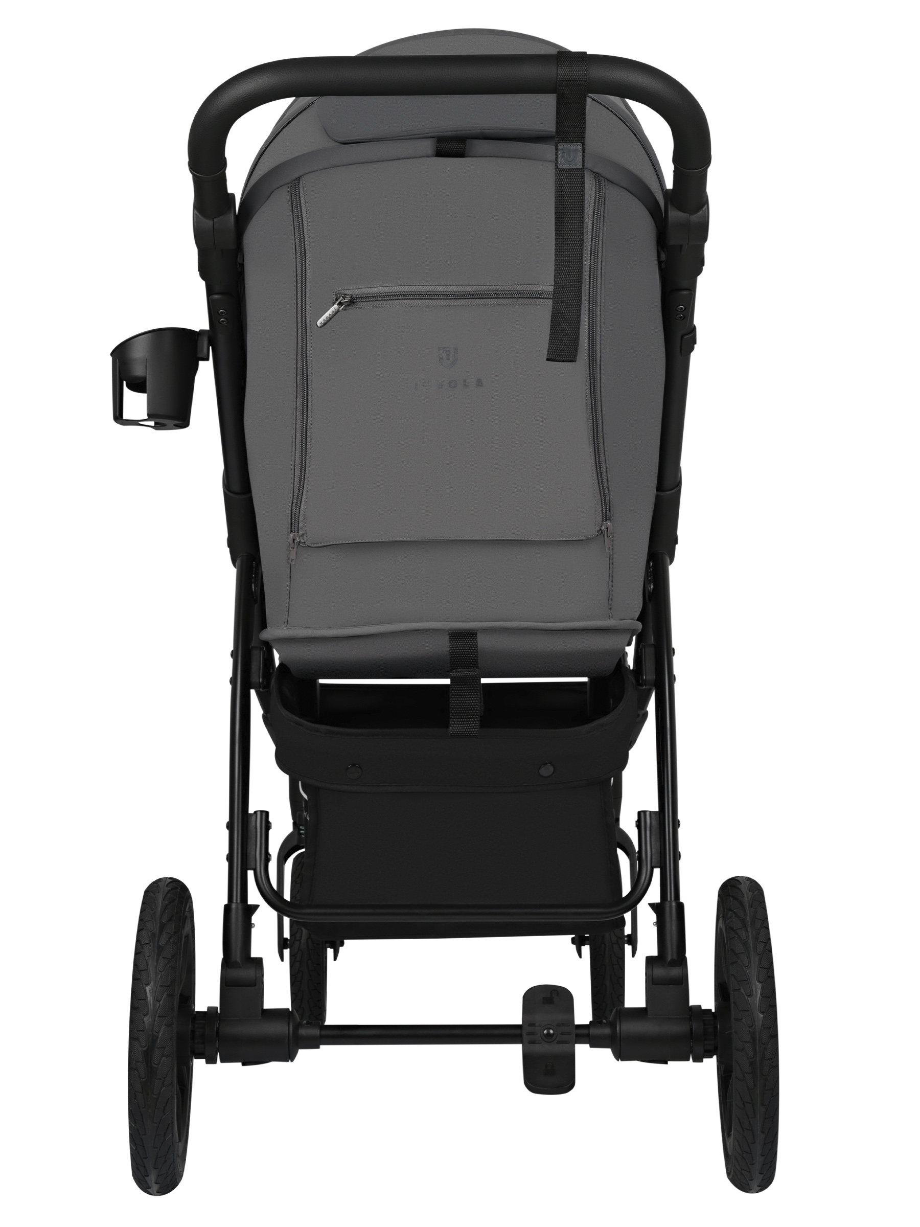 Коляска прогулочная JOVOLA Selena Air new темно-серый - фото 10