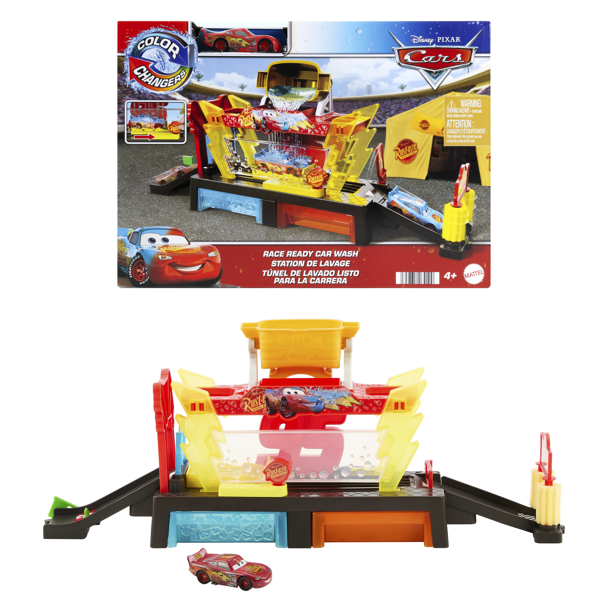 Игровой набор Cars Молния Маккуин Автомойка - фото 1