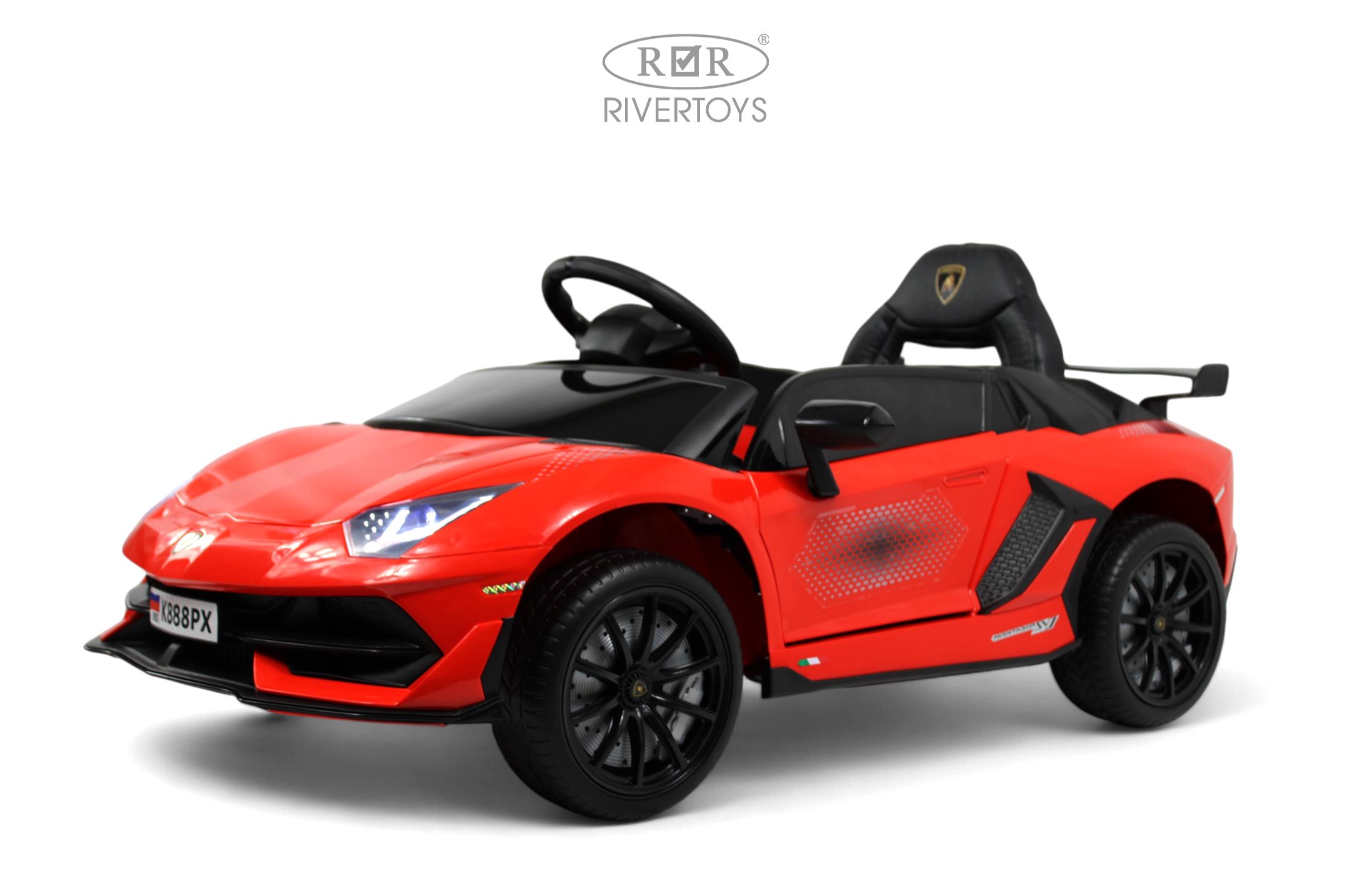 Электромобиль RIVERTOYS K888PX-RED С пультом ДУ - фото 1