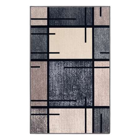 Коврик комнатный LUCKY 50x80 см серый бежевый M111211