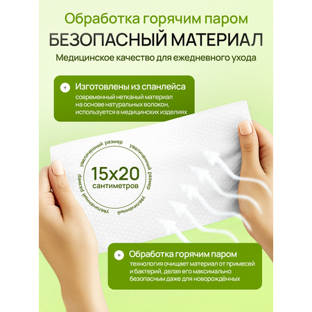 Влажные полотенца Momfy Allergy Comfort 1 упак. 120 шт.