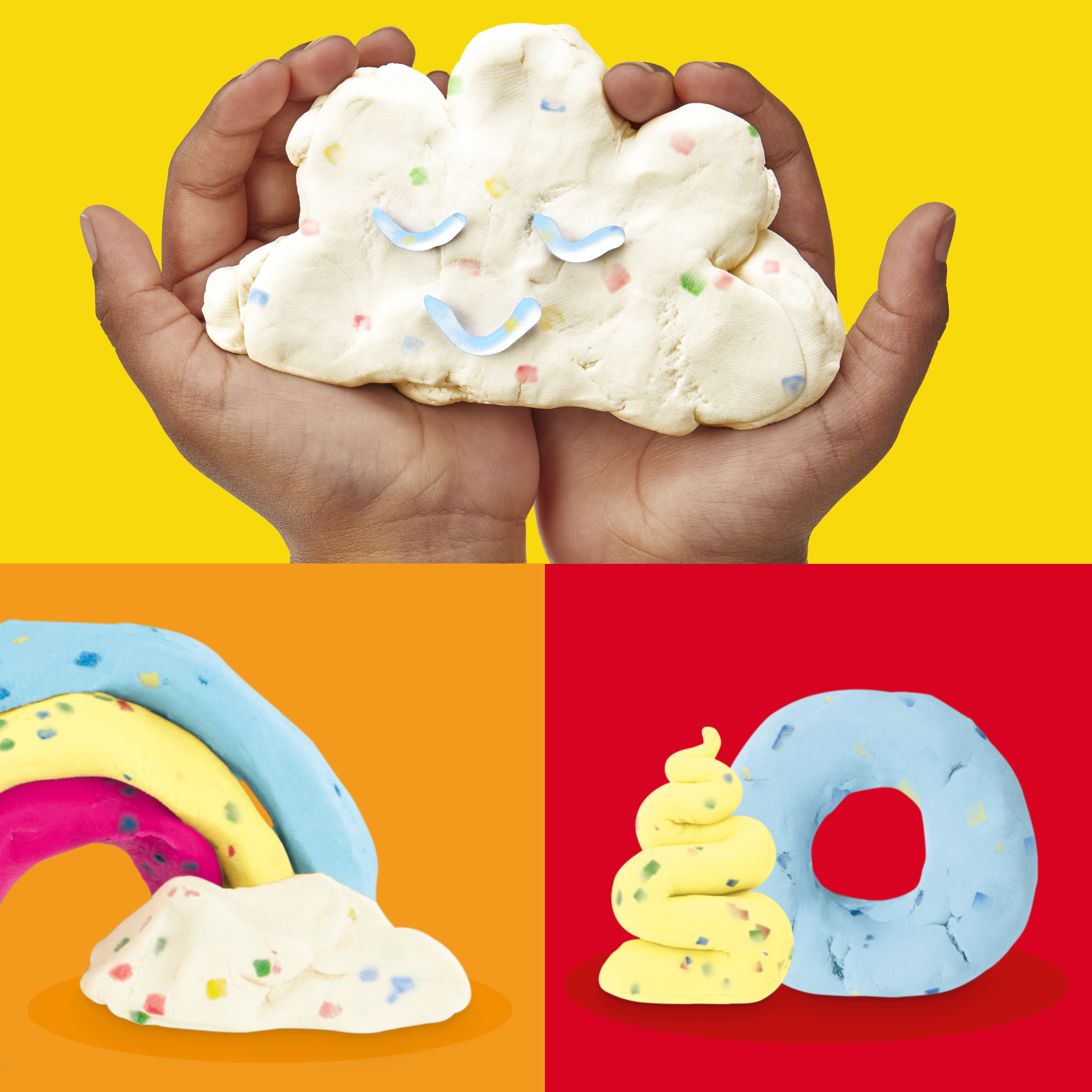 Масса для лепки Hasbro Play Doh Конфетти 4шт - фото 7