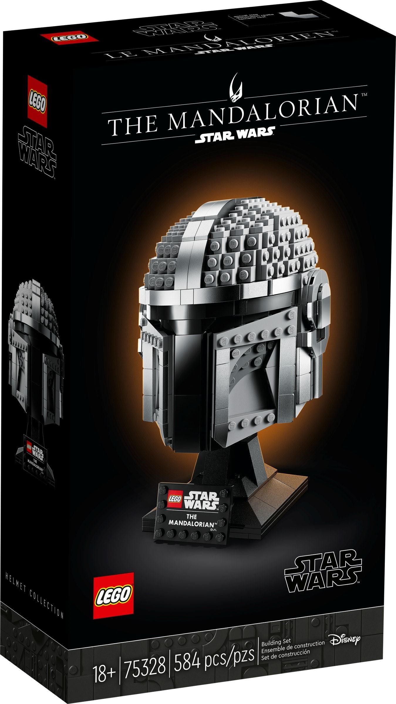 Изображение товара Конструктор LEGO Star Wars Шлем Мандалорца 75328 679 деталей Изображение товара Конструктор LEGO Star Wars Шлем Мандалорца 75328 679 деталей