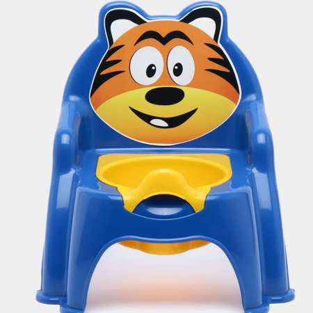 Горшок детский Doloni Тигр синий