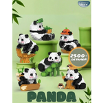 Конструктор CyberToy Панда 3D 2500 дет.