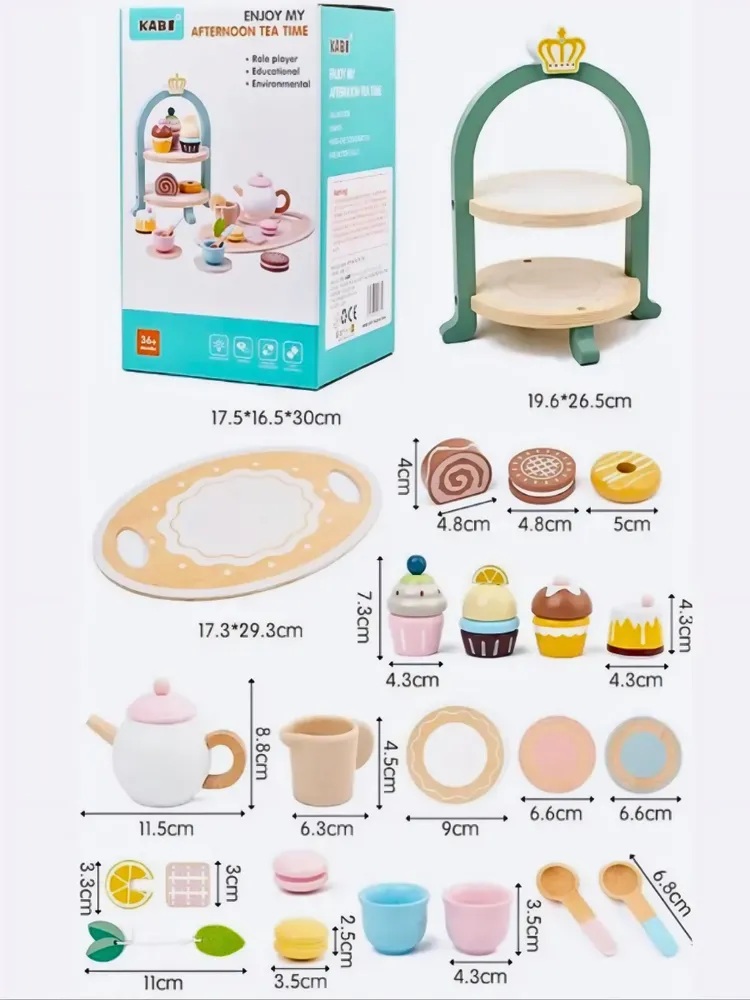 Игрушка CASTLELADY посуда, чайник, продукты - фото 4