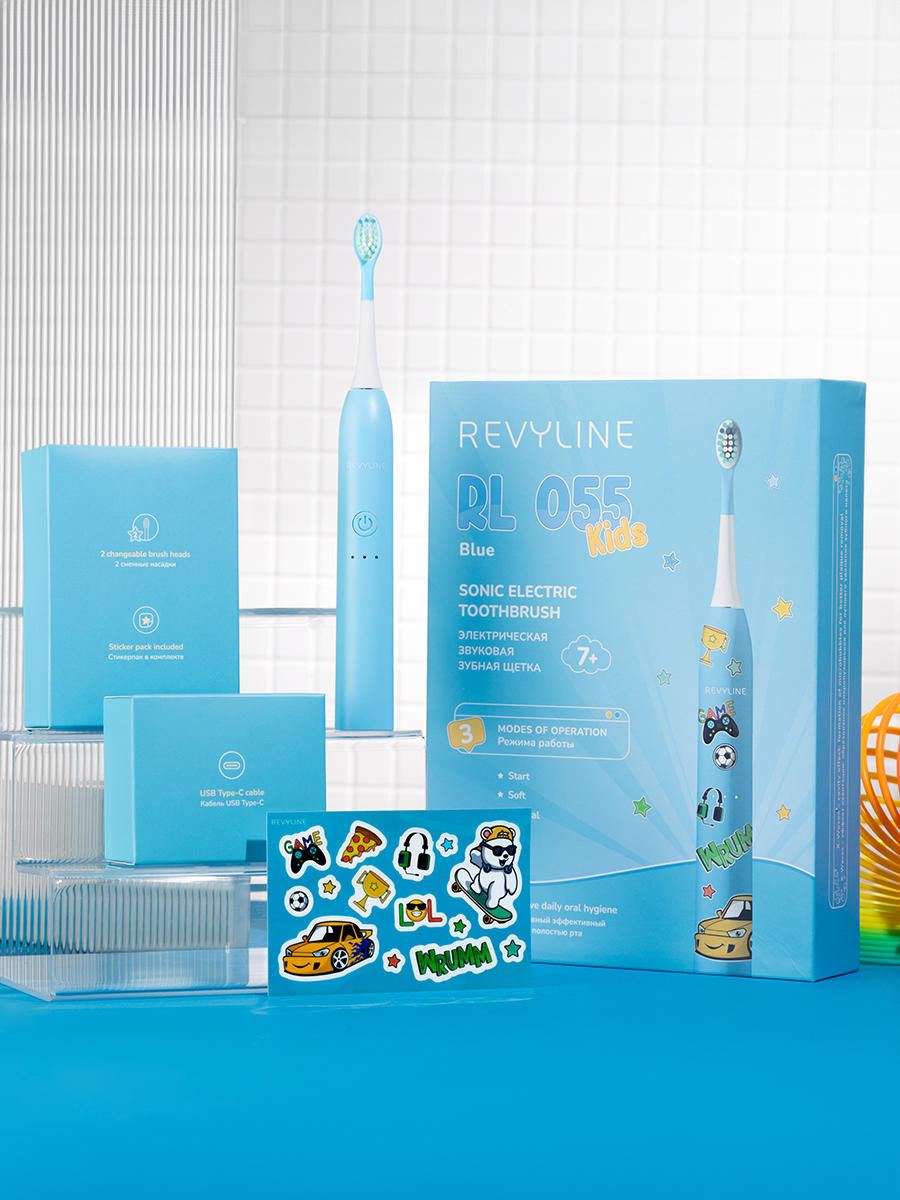 Зубная щетка электрическая Revyline от 7 лет - фото 8
