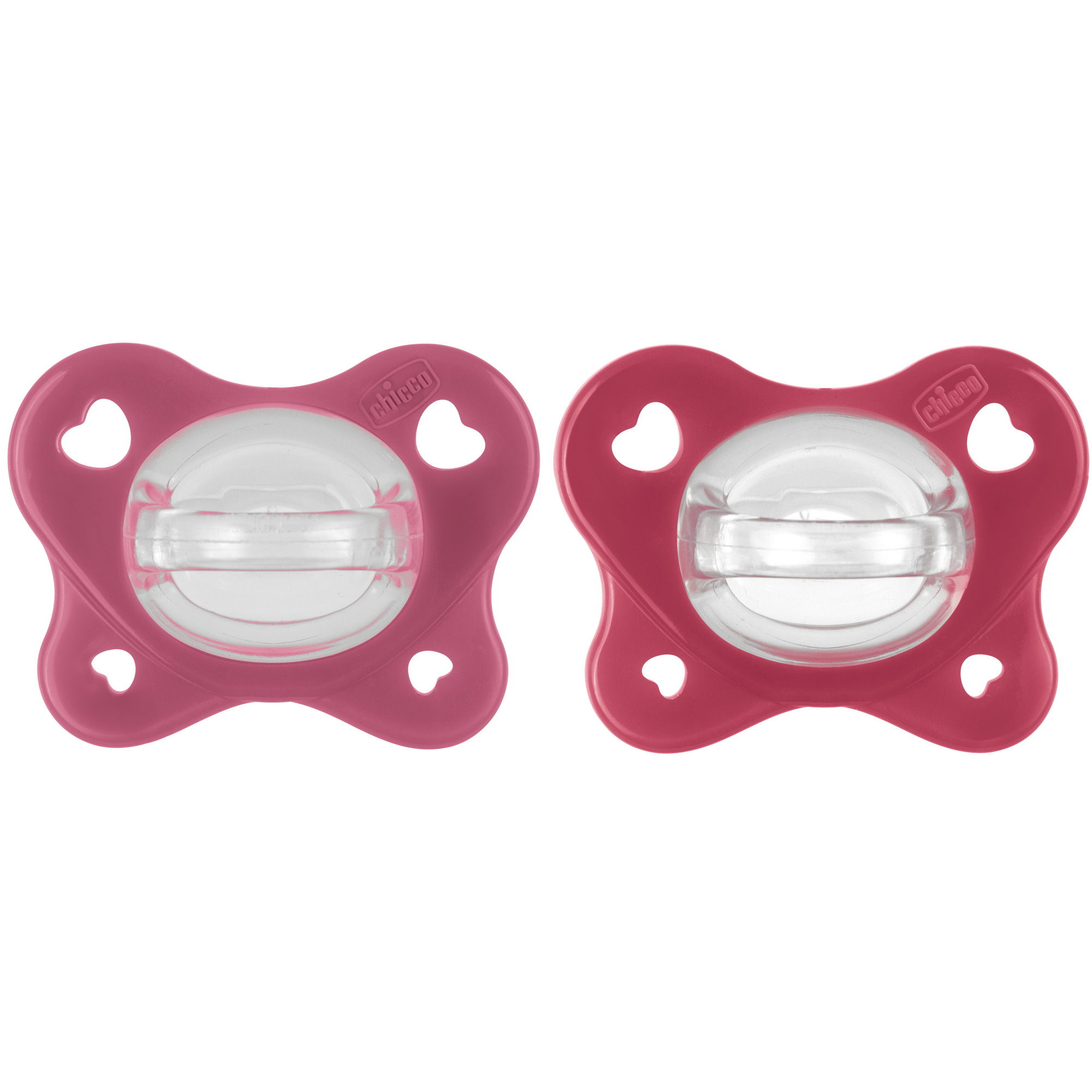 Пустышка Chicco силикон анатомическая от 18 мес. 2 шт. - фото 1