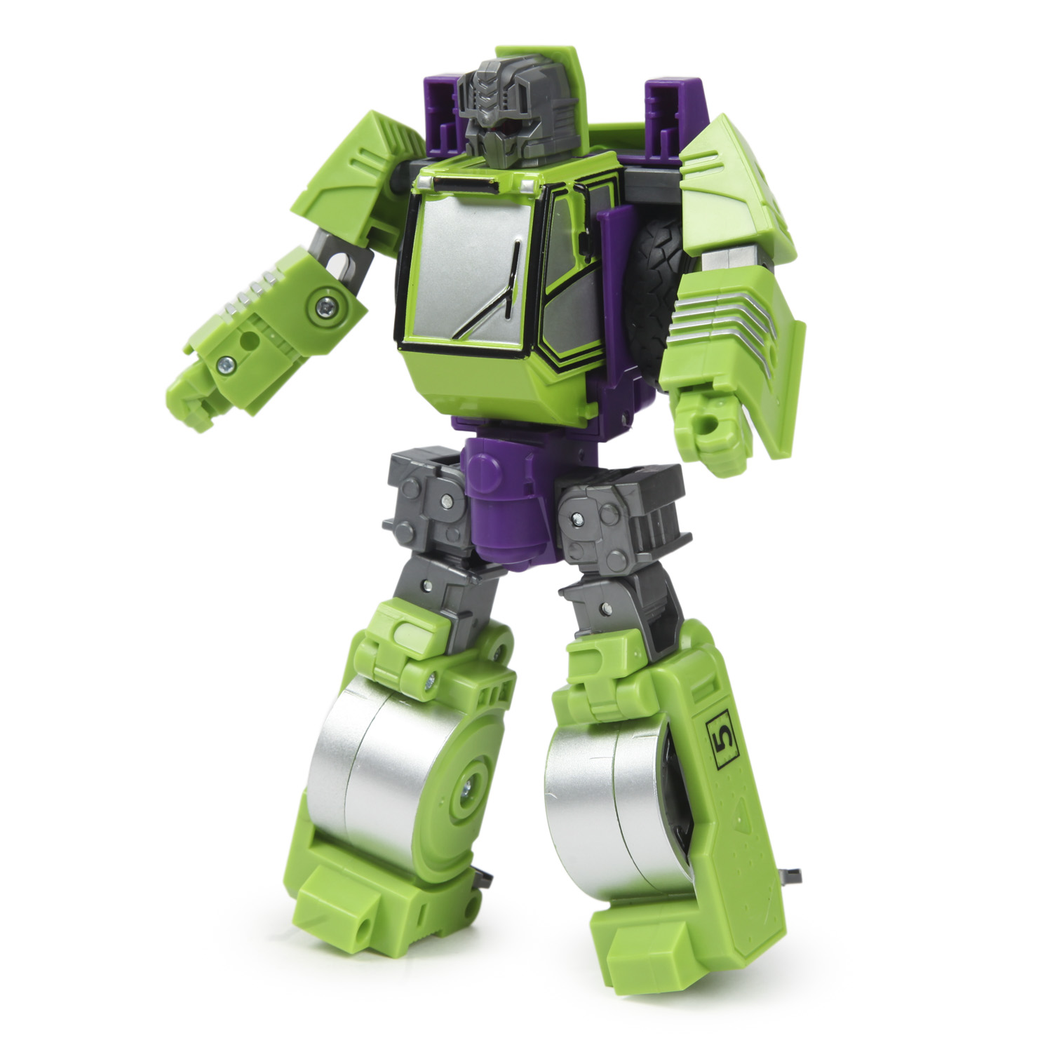 Игровой набор Mobicaro Дорожный каток Green Metal - фото 1