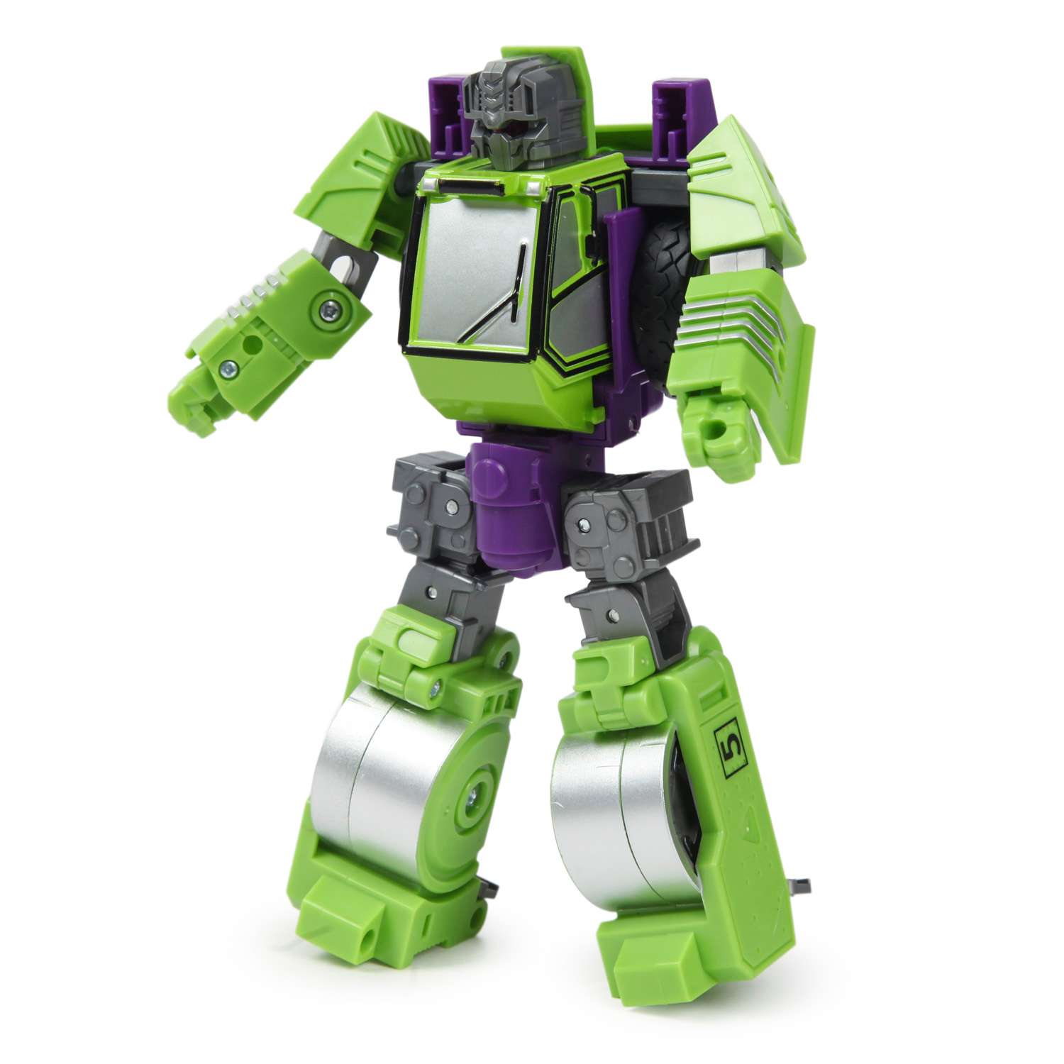 Игровой набор Mobicaro Дорожный каток Green Metal - фото 1