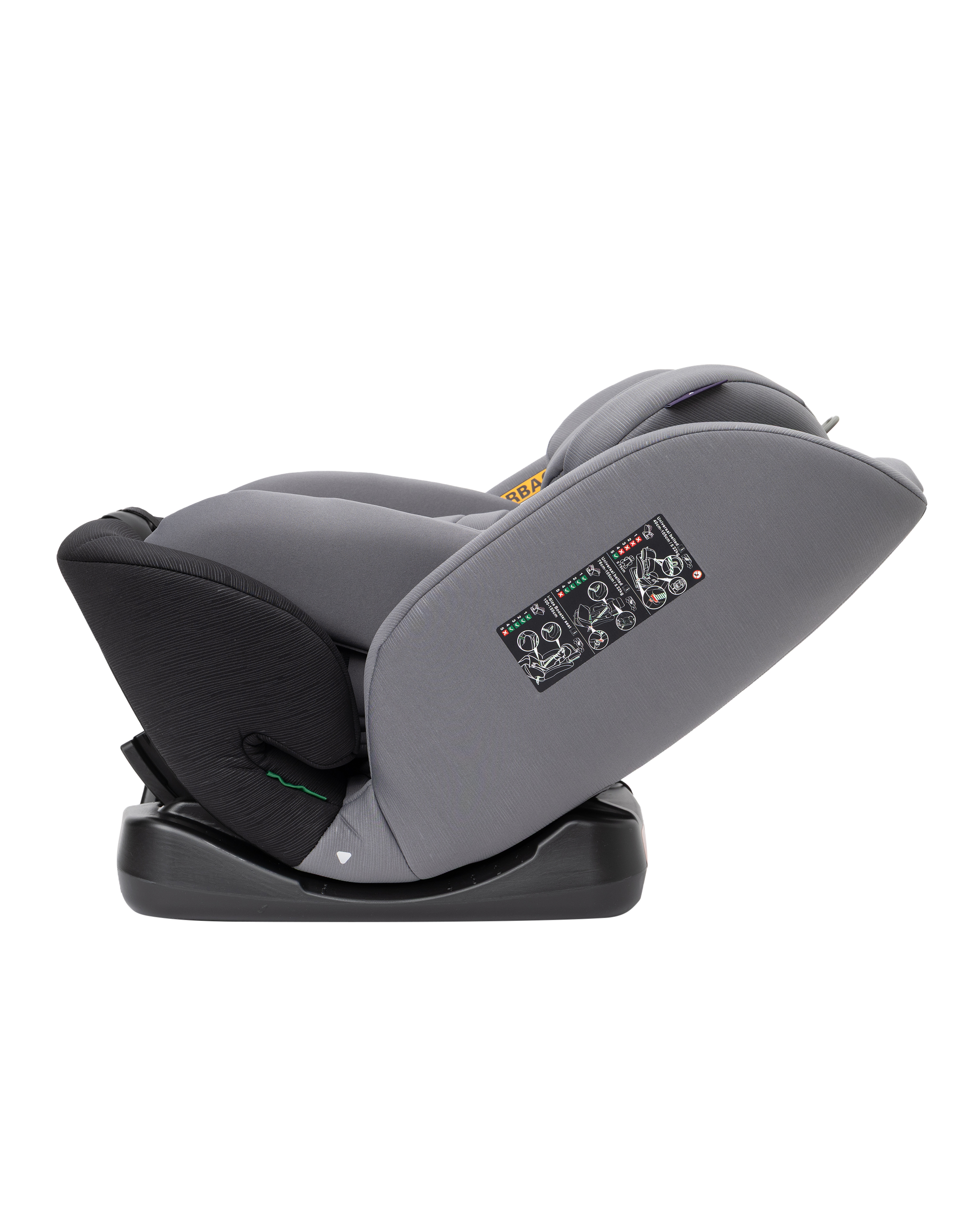 Автокресло BabyGo 4-Stage 0+/1/2/3 (0-36 кг) серый - фото 6