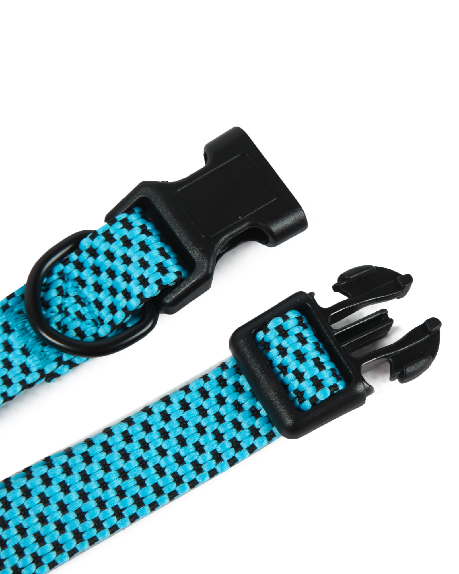 Ошейник для собак средних пород Barbaks голубой с вкраплениями полиэстер M (2.0*30-45см) - фото 4