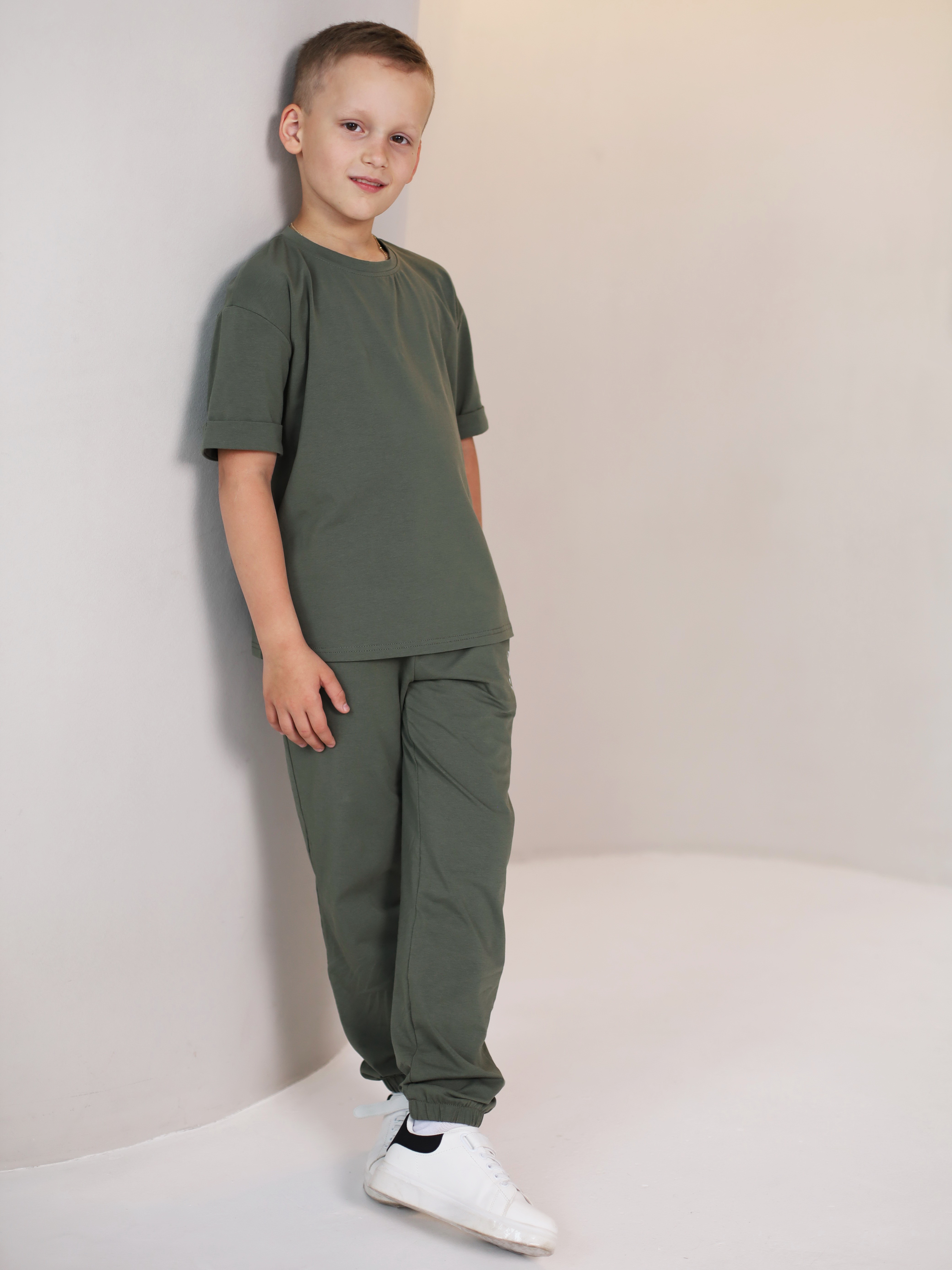 Костюм Агапэ 8017_хаки - фото 3