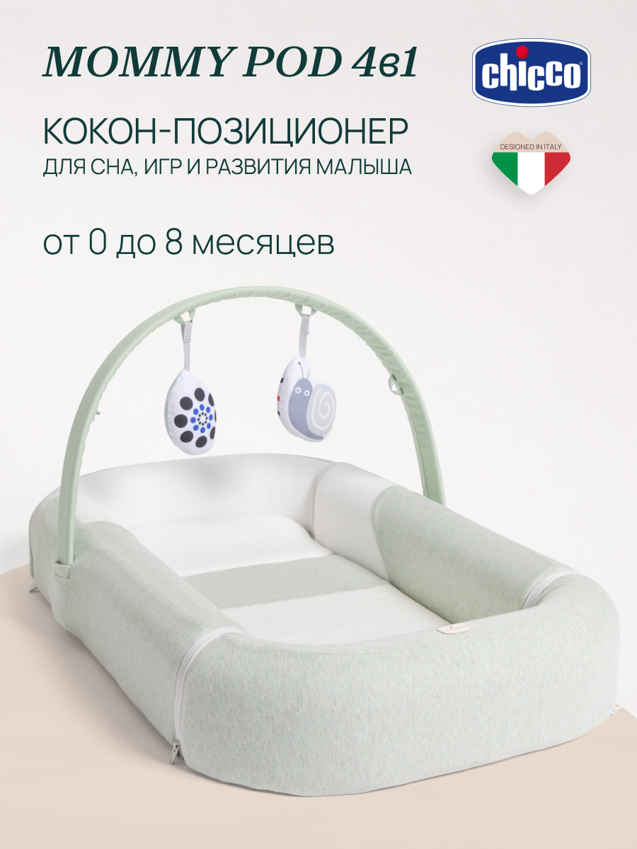 Матрас Chicco Mommy Pod 4в1 Olive 48х81 - фото 2
