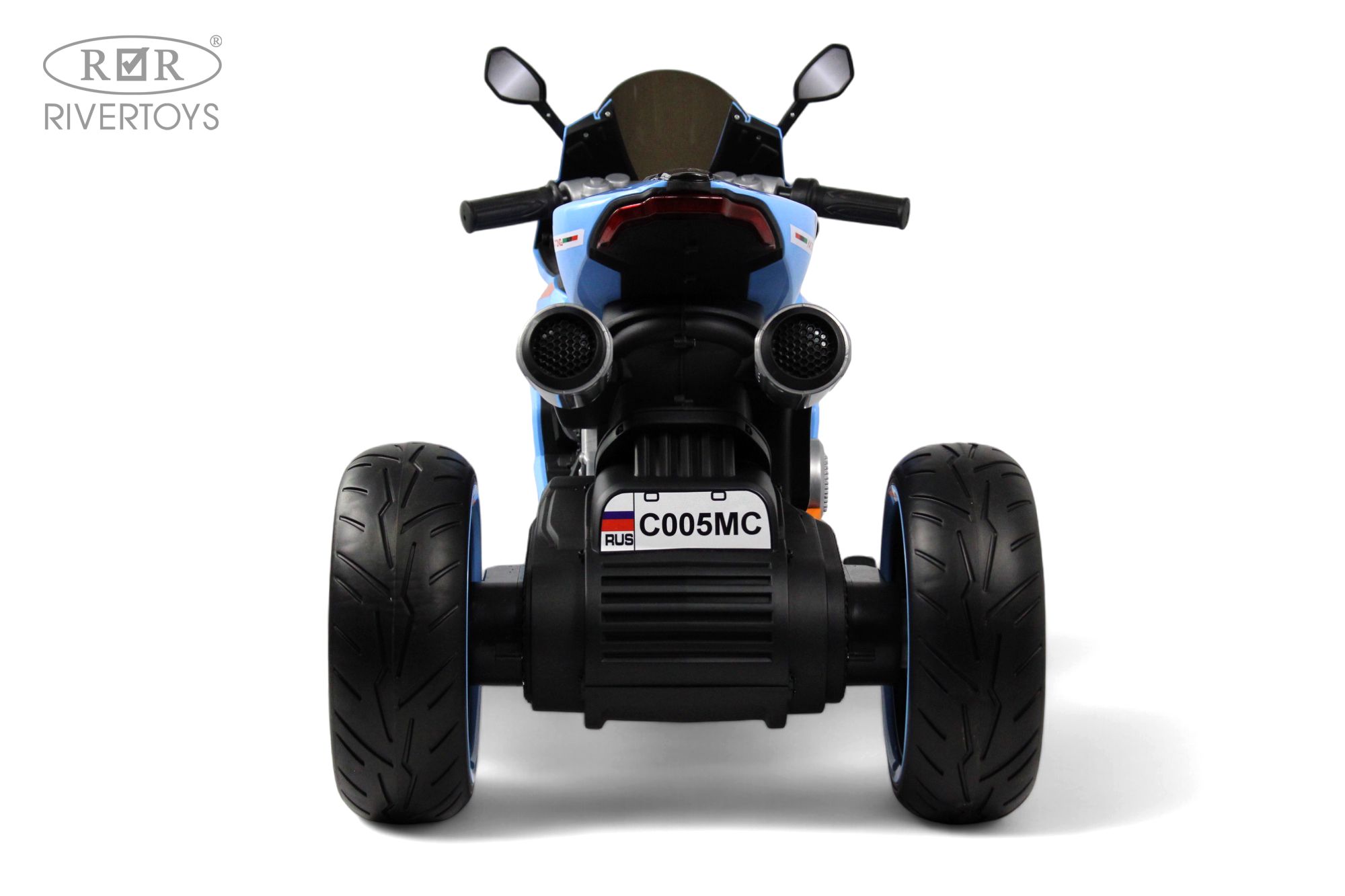 Электромобиль RIVERTOYS C005MC-BLUE - фото 4