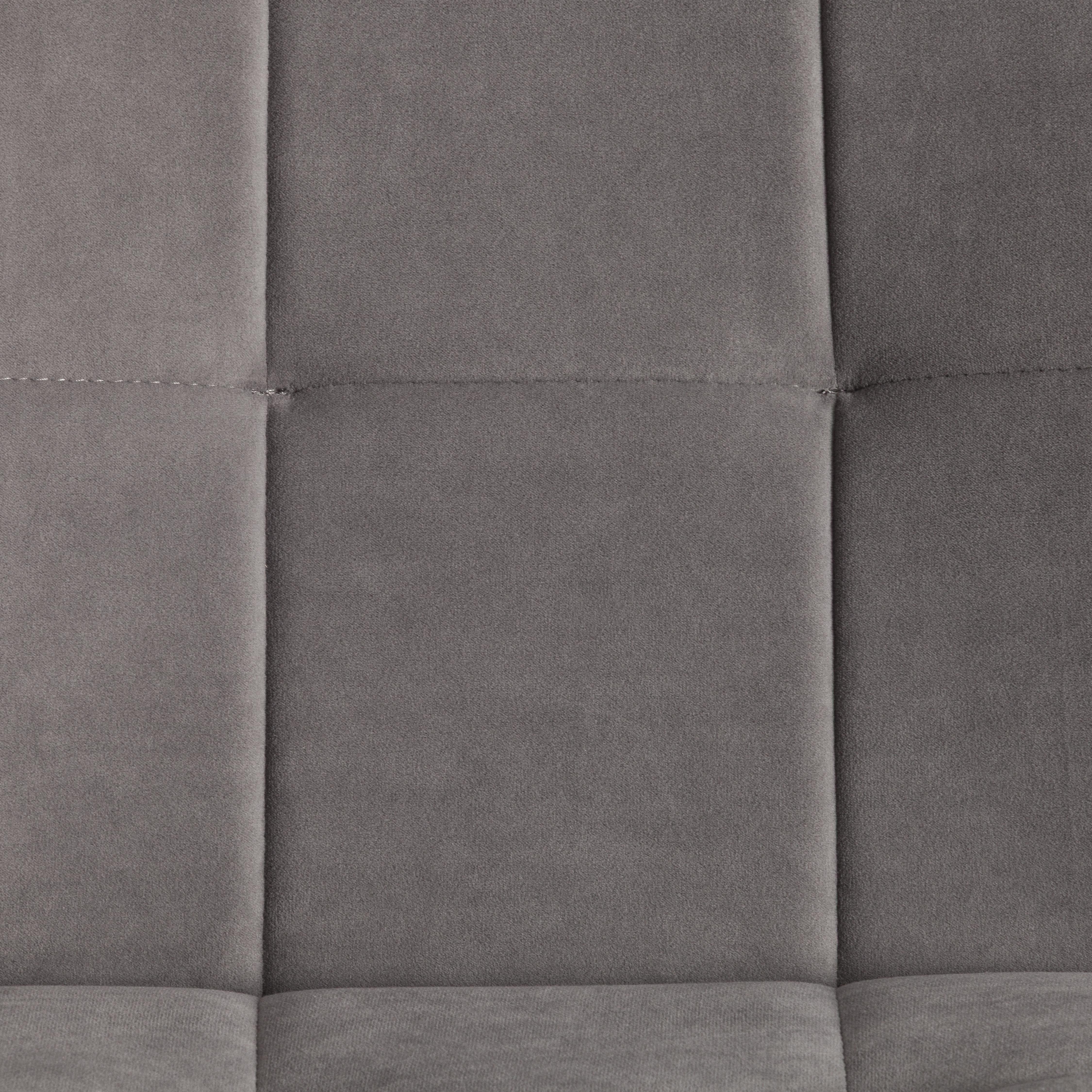 Стул TETCHAIR Bari велюр серый - фото 8