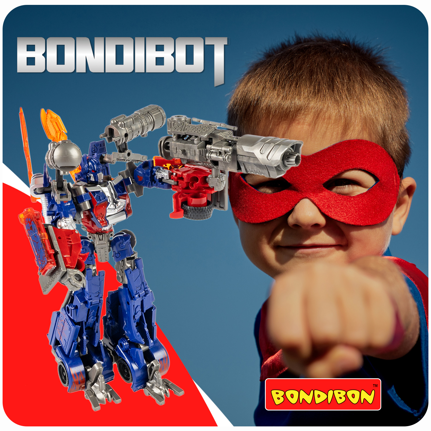 Фигурка Bondibon трансформер Робот Машина 2в1 - фото 11