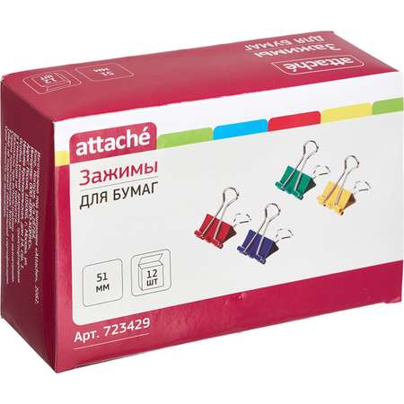 Зажимы Attache 12 шт.