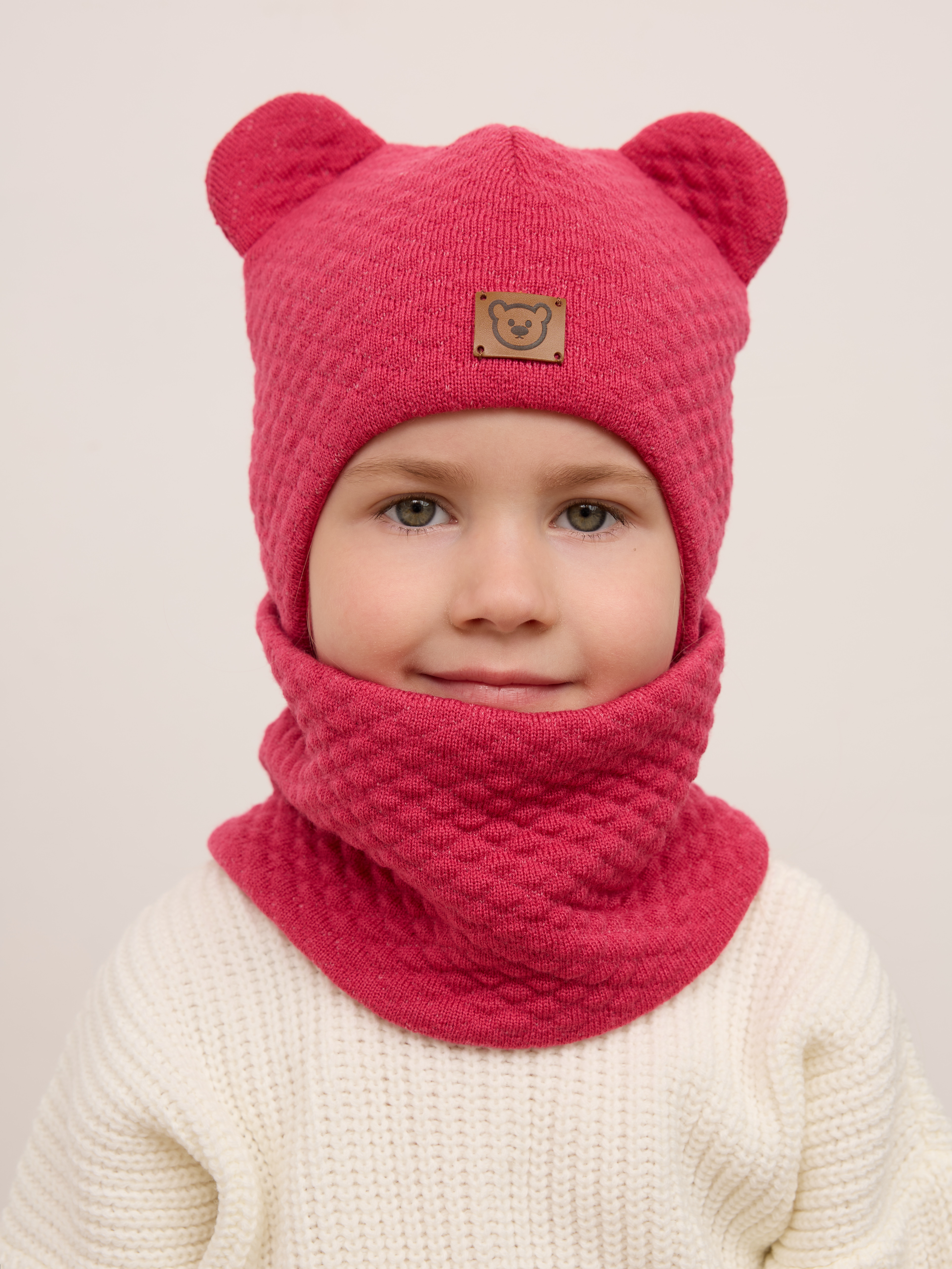 Шапка и снуд Starkoff Kids Д701856 - фото 9