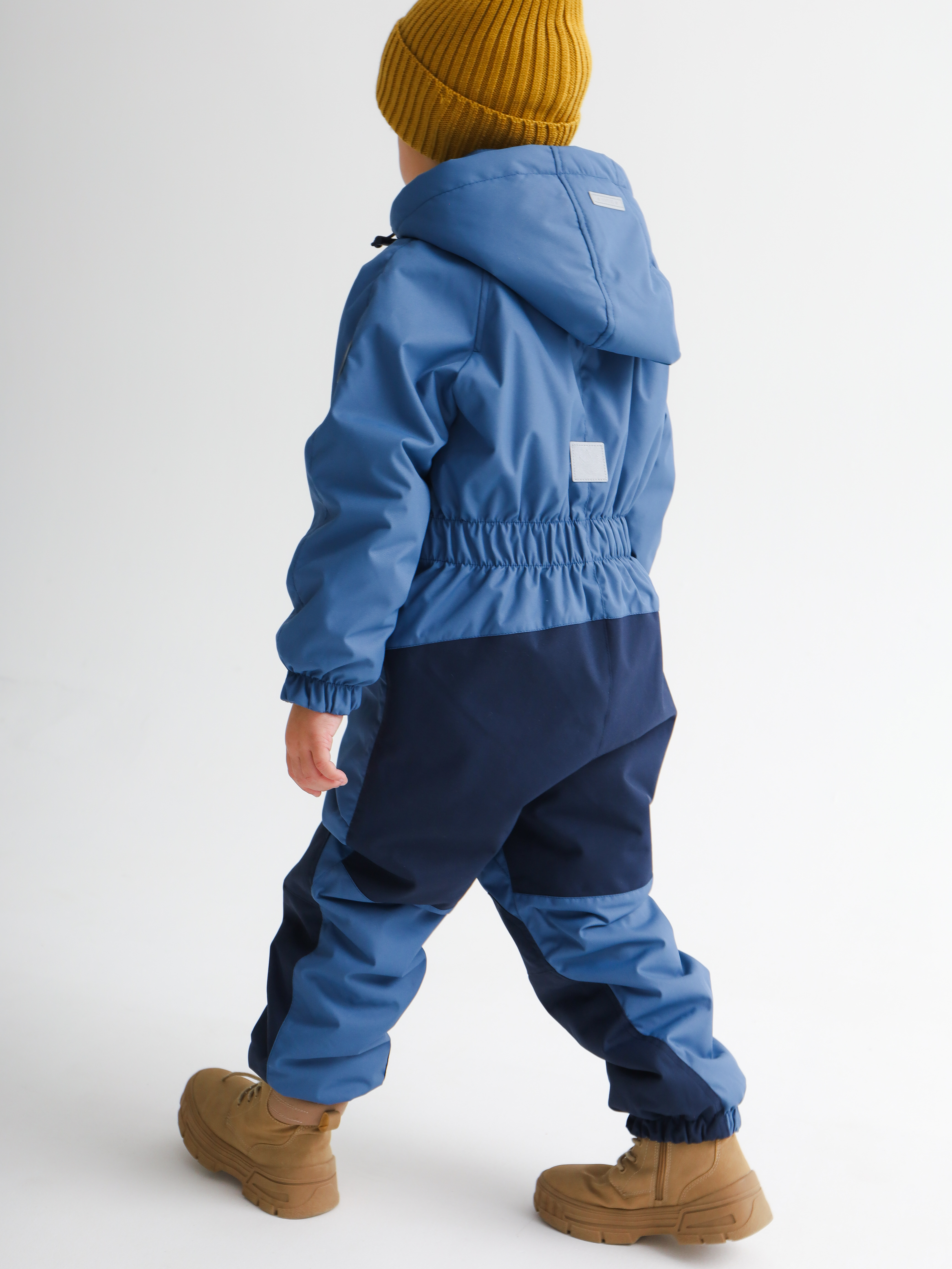 Комбинезон MINIDINO B-VO-Kmb-102/1Комбинезон демисезонный 3.0 деним детский - фото 5