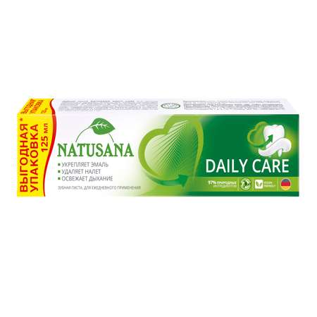 Зубная паста NATUSANA с фтором Мята