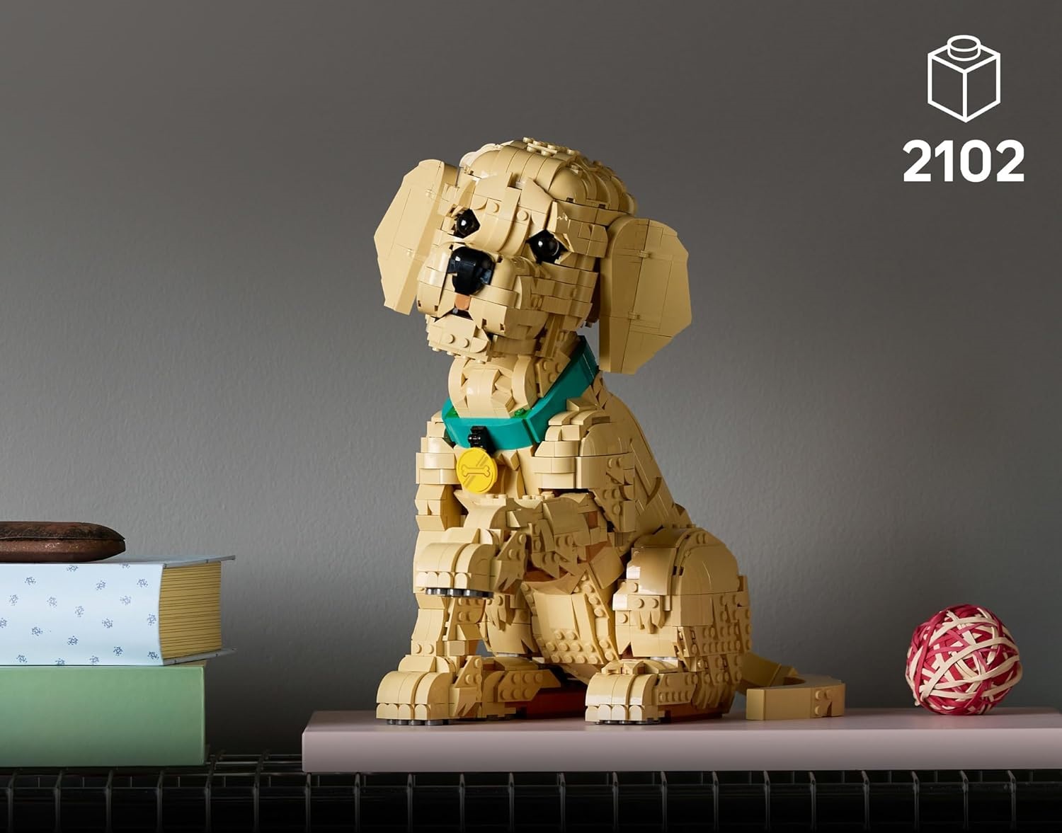 Конструктор LEGO Icons Золотистый щенок 2102 дет. - фото 5