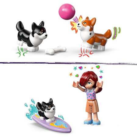 Конструктор LEGO Friends Собаки-сёрфингисты блочный