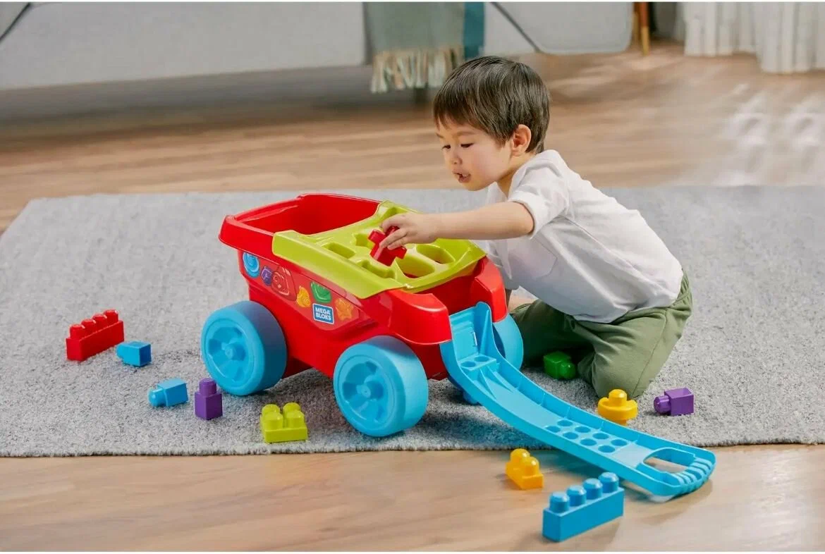 Конструктор Mega Bloks Тележка-сортер 25 дет. - фото 4