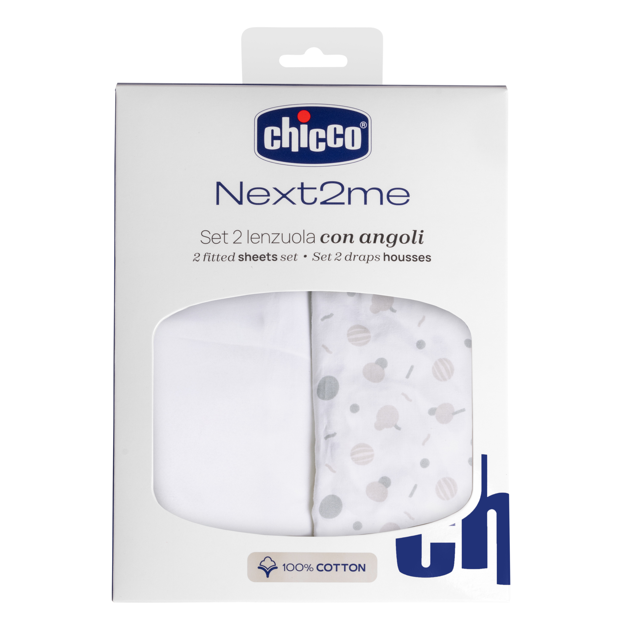 Комплект постельного белья Chicco N2M 2 простыни 2 предм. - фото 1